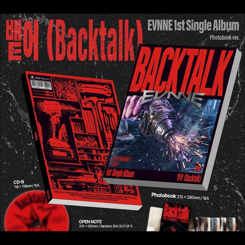 EVNNE [Backtalk] Photobook ver. / 1st Single Album + Free Gift