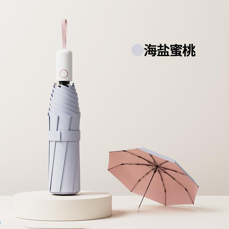 Sun umbrella Parasol sun protection UV women's weather and rain dual-purpose automatic portable folding mini compact and strong