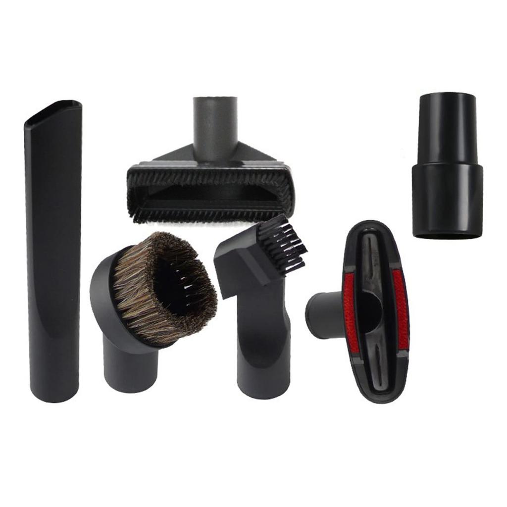 Vacuum Cleaner Brush Nozzle Kit Vacuum Cleaner Accessories 6 Pieces Vacuum Cleaner Attachment for Floor Cleaning Upholstery Curtains Blinds