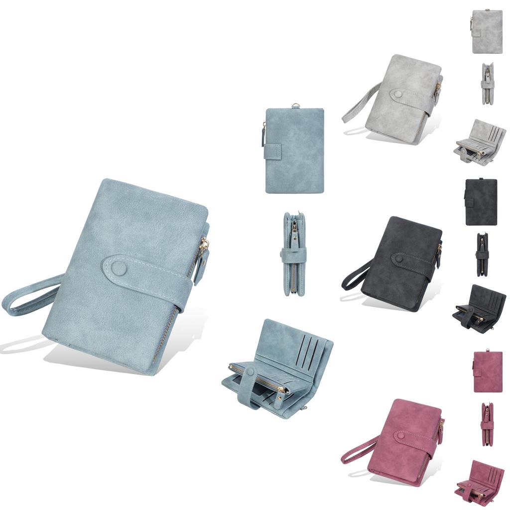 Fashion Pu Wallet For Women With Multiple Card Slots And Zipper Closure