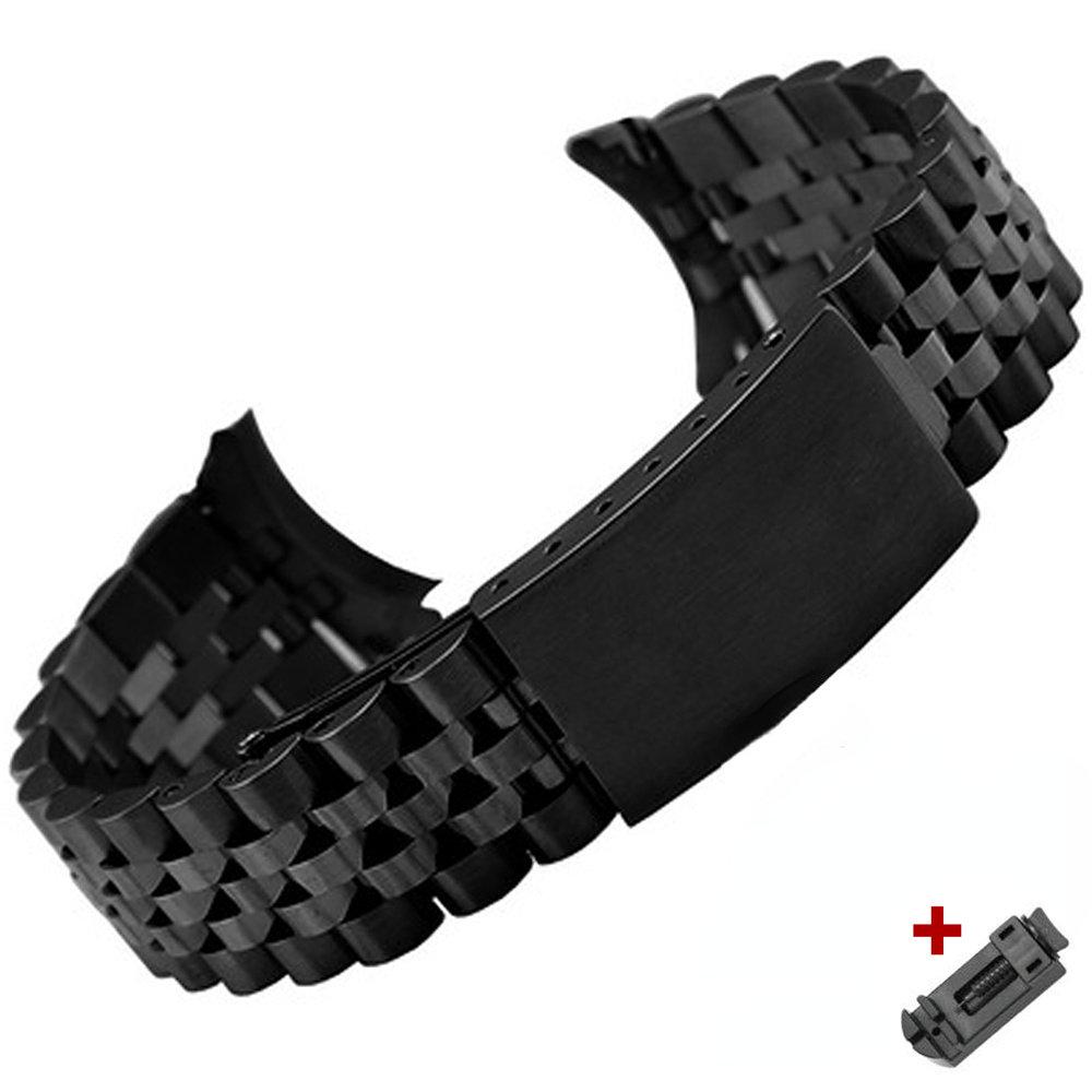 18/19/22mm/20mm Stainless Steel Luxury Strap For Rolex For Huawei GT6/5 Pro 46mm band Metal Solid Watch loop For Seiko Bracelet