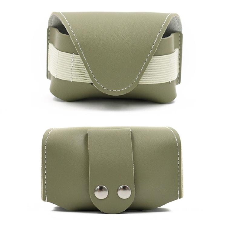 Golfs Balled Pouch Bag PU Leather Golfs Balled Storage Case Golfs Tees Holder Golf Balled Container Belt Waist Bag