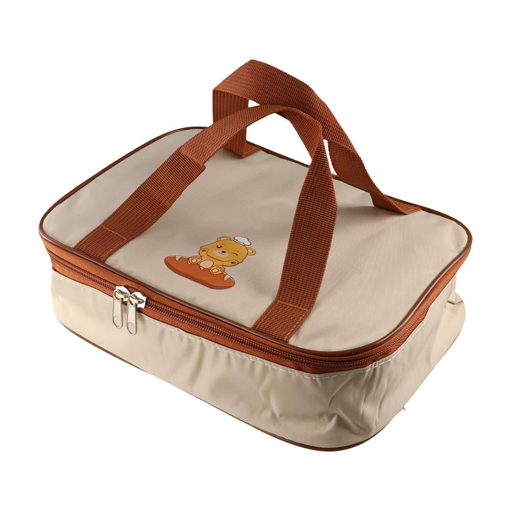 Women Cartoon Animal Tote Lunch Bag Food Warm Thermal Bag Food Hand Bags Waterproof Lunch Bag