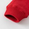 Girls' Winter Fleece-Lined Knitted Sweater