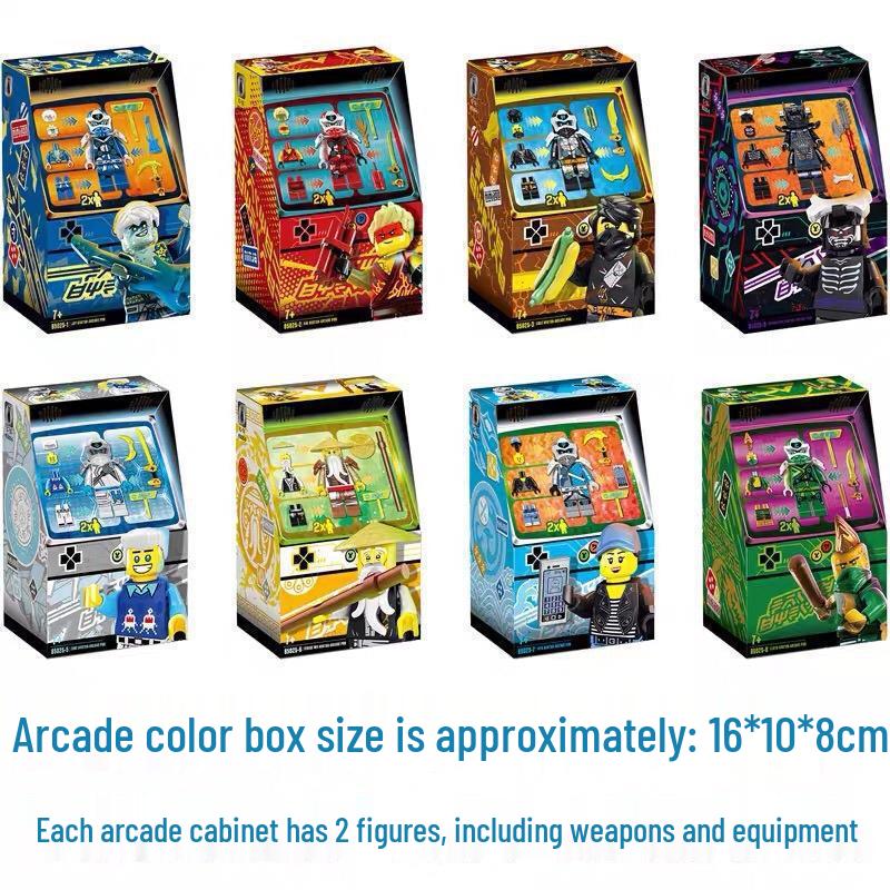 Phantom Ninja Boy Educational Building Blocks - Empire Energy Assembly 1st Street Arcade Toy