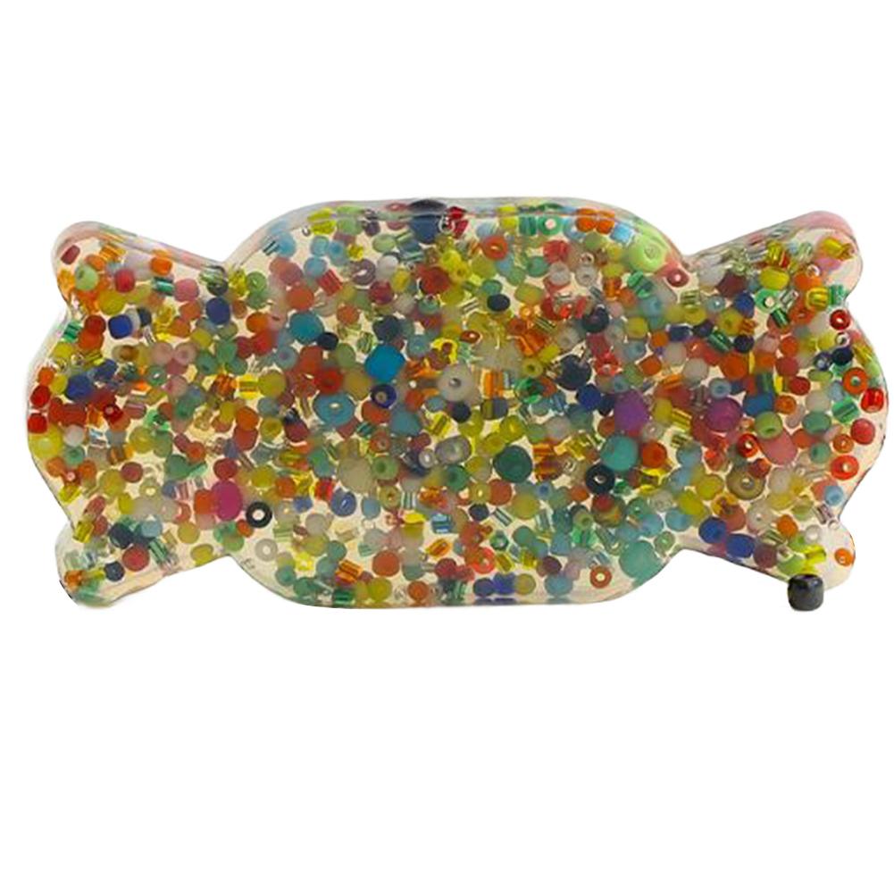 For Stress Relief Silicone Fidget Picking Pad with Assorted Beads for Sensory Stimulation and Anxiety Reduction on