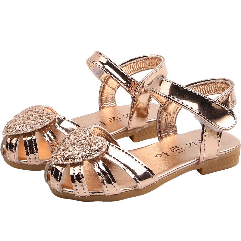 New Girl Shoe Exquisite Fashion Versatile Princess Shoes Sweet Daily Popular Flat Sandal Hollow Out Simple Light Child Shoes