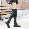Over-knee Boots, Long Boots, Women's Flat Boots, Tall Boots, Korean Version 2025 Winter New Women's Shoes