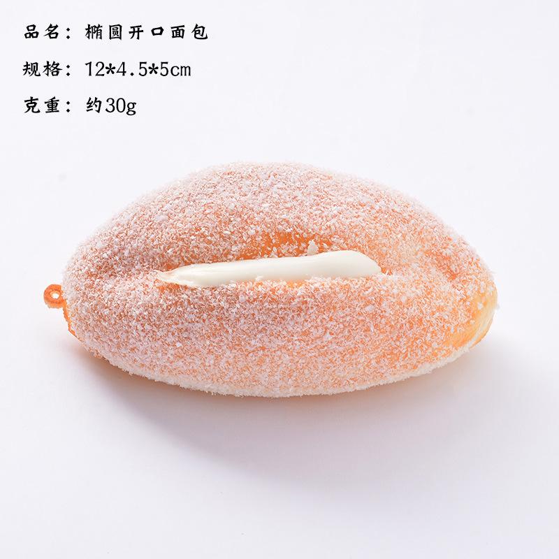 Pane Artificiale Sollievo dalla Pressione Impastare Sollievo dallo Stress giocattolo Cibo Finto Accessorio per Fotografia Modello per Vetrine e Armadietti fidget toy regali
