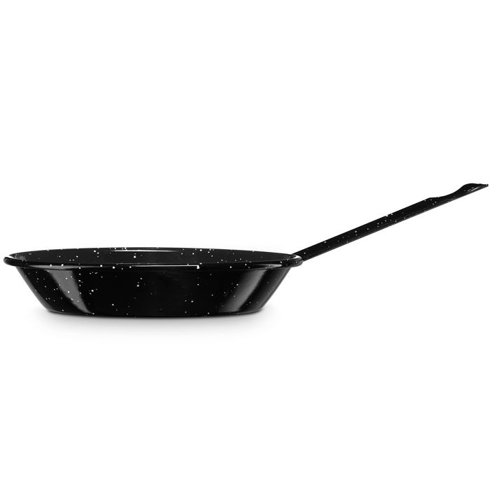 Poêle Induction 30 cm Acier Émaillé, 4,6 L Tous Feux Feu, Gaz, Four Briebe Levante Noir 02885