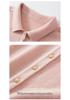 Chic Age-Reducing Gold Button Knit Cardigan with Pockets - Women's Autumn Solid Color Versatile Outerwear Top