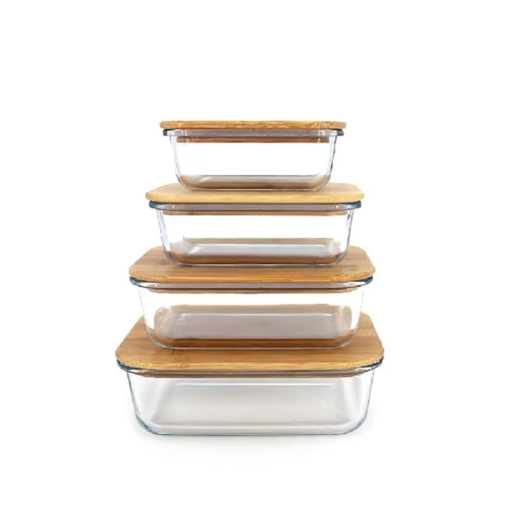 Heat-Resistant Fresh-Keeping Box High Borosilicate Food Storage Containers  Office