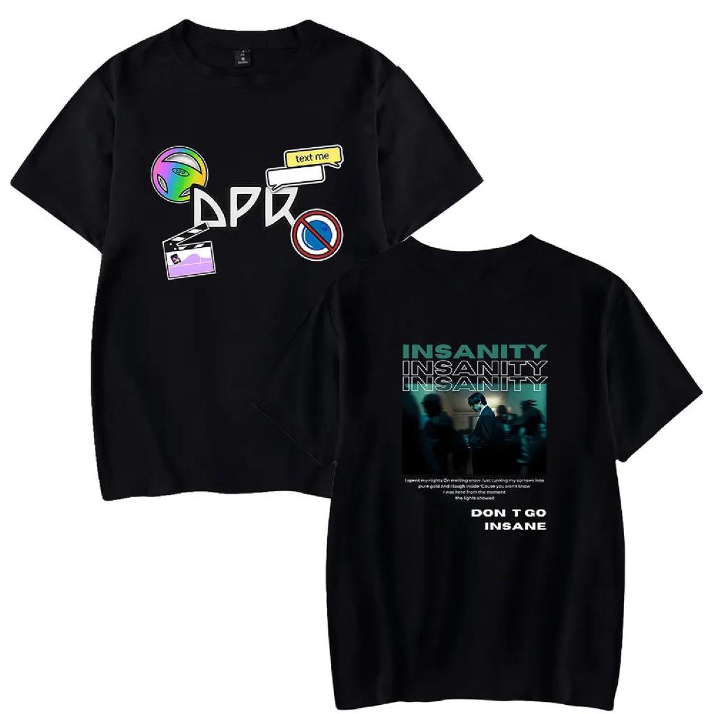 DPR Ian Unisex Short Sleeve T-shirts Men Women Streetwear Printing Casual O-neck Singer Harajuku Pullovers Stylish