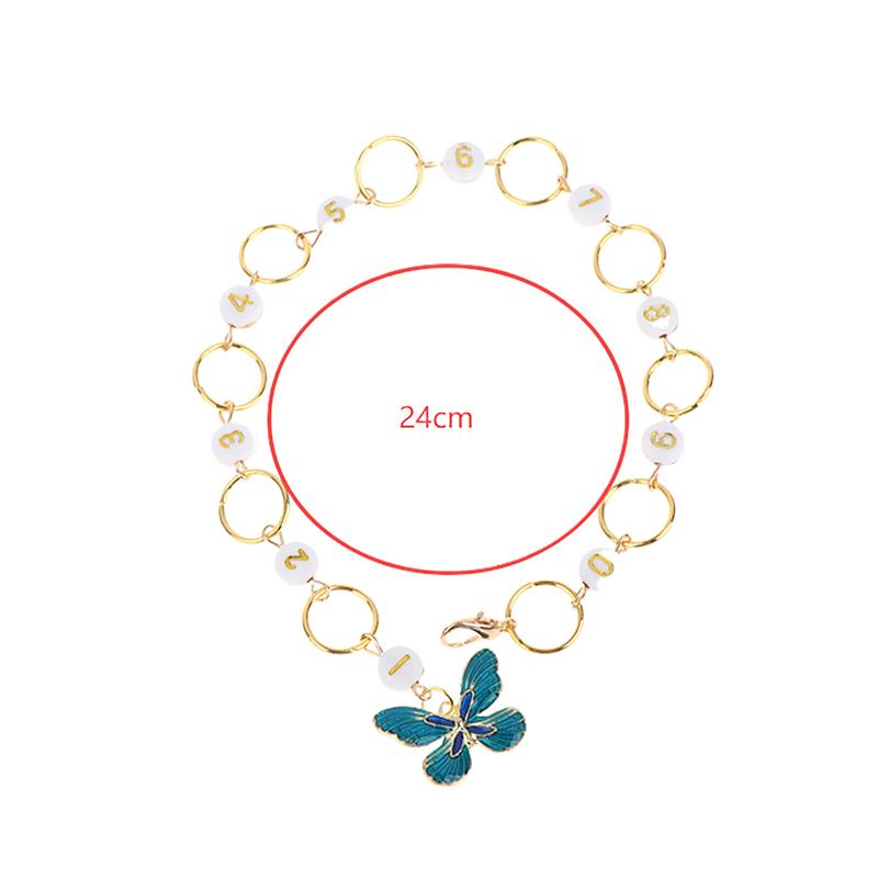 Number Stitch Markers Bead Chain Multifunction Crochet Digital Crochet Markers Knitting Markers Diy Sewing Accessories