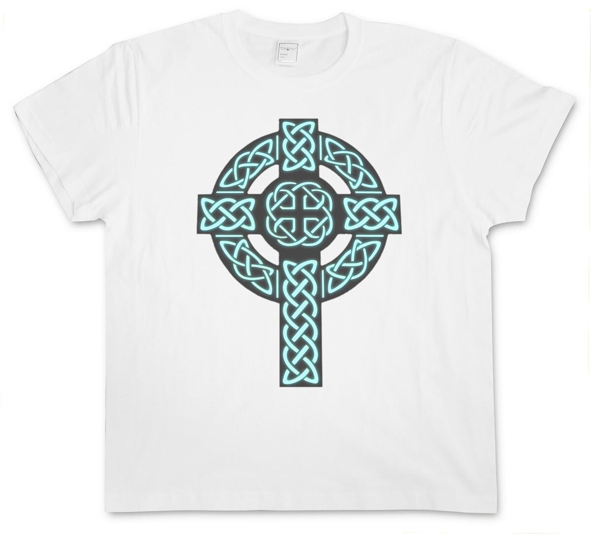 CELTIC KNOT LOGO SIGN VI T-SHIRT Celtic Knot Celtic Cross Cross Runes Thor- XL