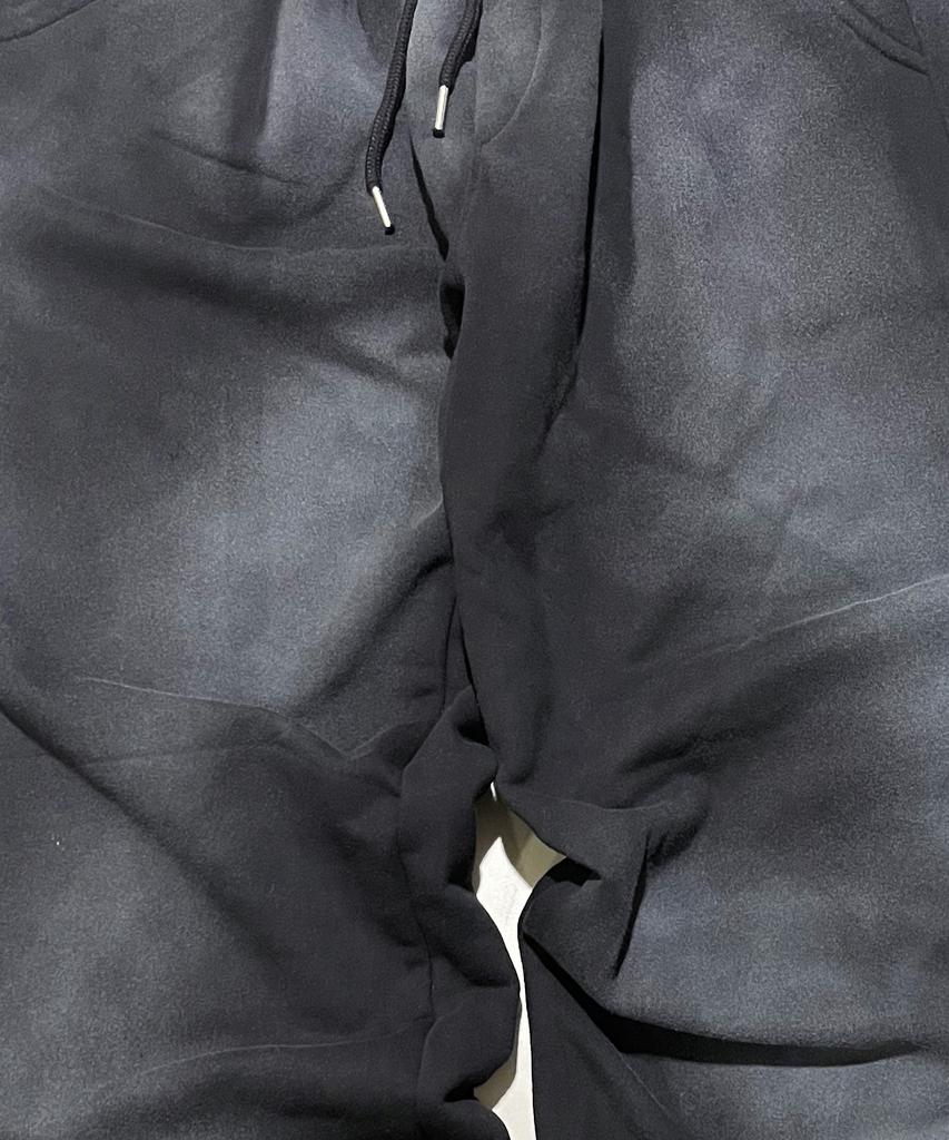 SK8ER ROCK Cross Grunge Sweat Wide Pants ((Black))