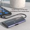 TF CF Memory Card Reader 2 in 1 USB Type-C to CF Micro SD Card Adapter for Compact Flash iPhone 17 16 15 Samsung Realme Etc 3