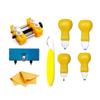 5-Piece Watch Repair Tool Set: Case Opener and Prying Knife for Battery Replacement
