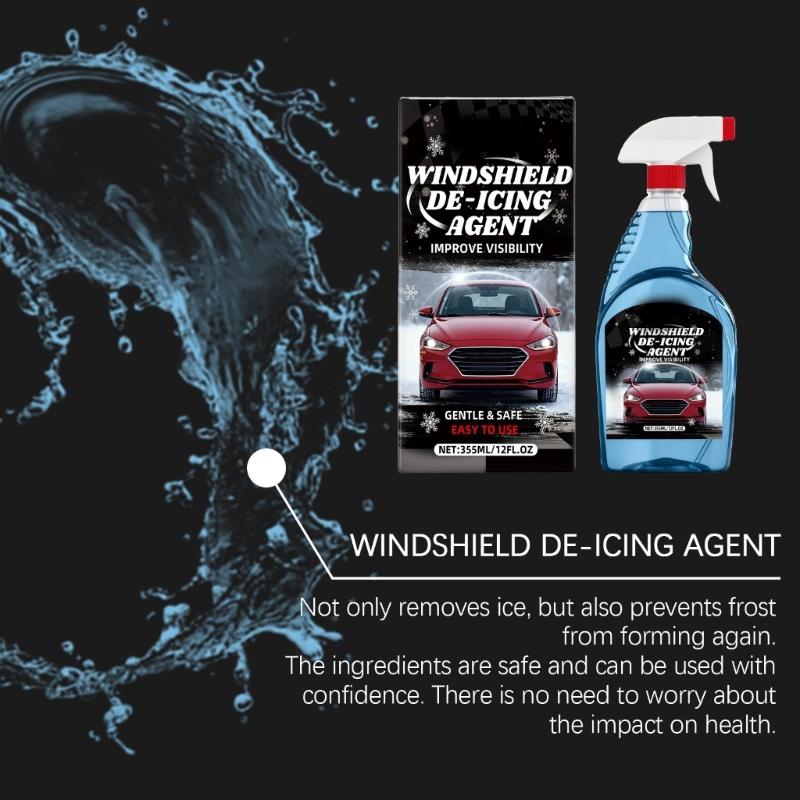 Car Deicer Sprayer Antifreeze For Car Window Effective Fast Acting Windshield Deicing Sprayer Frosts Melt