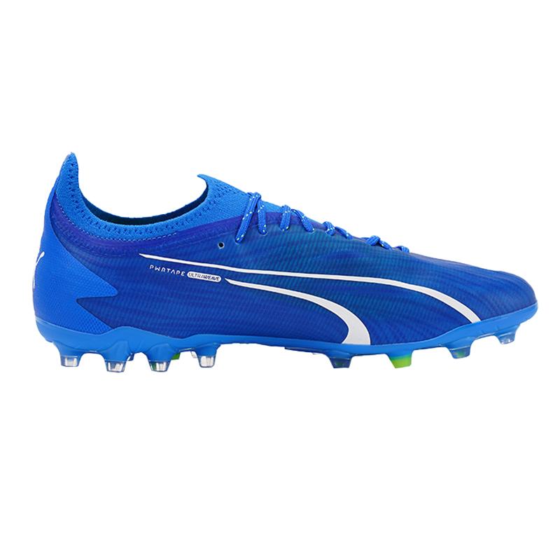 Puma Ultra Ultimate Comfortable Versatile Trendy MG (Rubber Short Studs) Artificial Turf Fabric Football Shoes Men Football Shoes Blue White 107506-03