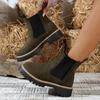 Dámské martensky podzimní a zimní britský styl velká velikost ležérní boty kryjí chodidla