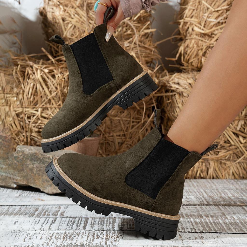 Dámské martensky podzimní a zimní britský styl velká velikost ležérní boty kryjí chodidla