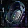 Wireless Headset Over Ear Headphones 2.4GHz/BT 5.3/Wired Gamer Headphones with Noise Canceling Microphone for PC Meeting Music