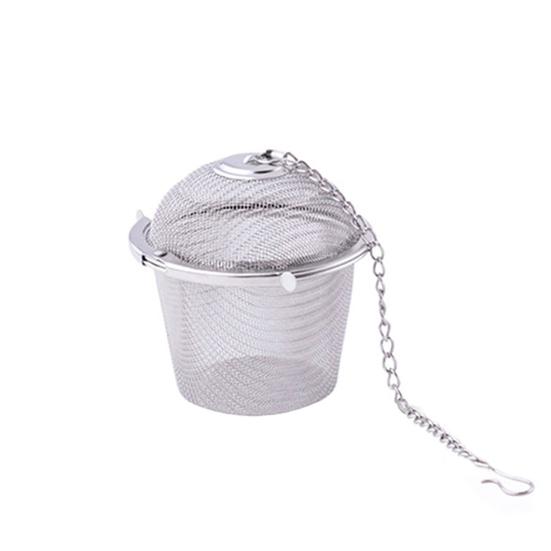 Teinfuserfilter med hengekjedemaskesil rustfritt stål rustfritt stål sil teinfuser for kjøkken