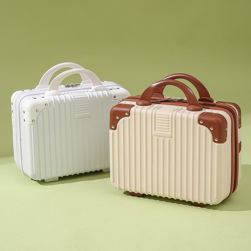 14-Inch Mini Suitcase Makeup Case with Combination Lock