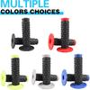 7/8" Dirt Bike Grip Rubber Anti-Slip Universal Motorcycle Grips Handlebar Racing Grip For Motocross Mini Bike Surron Light Bee X Grips KLX110 YZ450F