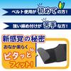 Hakujuji FC Lumbar Support Belt, Sizes S-M, Unisex, Stretchy Mesh Material, Breathable, Velcro-Free, Adjustable To Left or Right