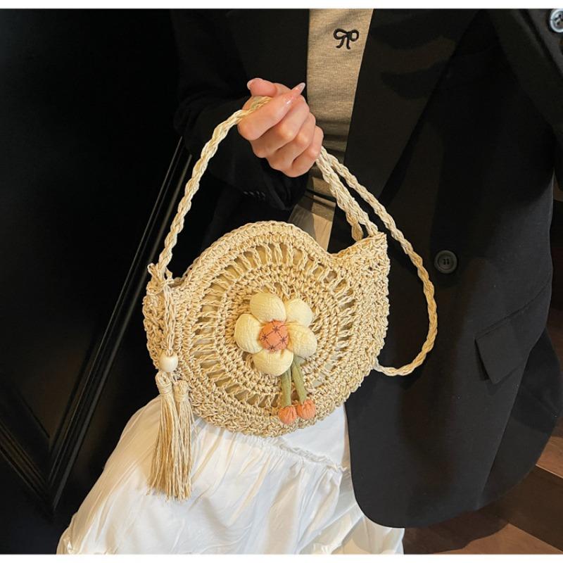 2025 New Fashion Shoulder Slanting Cross Bag Seaside Vacation Beach Bag
