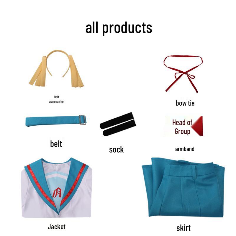 

Косплей школьной формы Харухи Судзумии - Аниме костюм морячки S