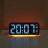 Digital Alarm Clock with Mood Light TEMP Date Week 2 Alarms Snooze Table Clock 4 Levels Brightness 12/24H Electronic LED Clock