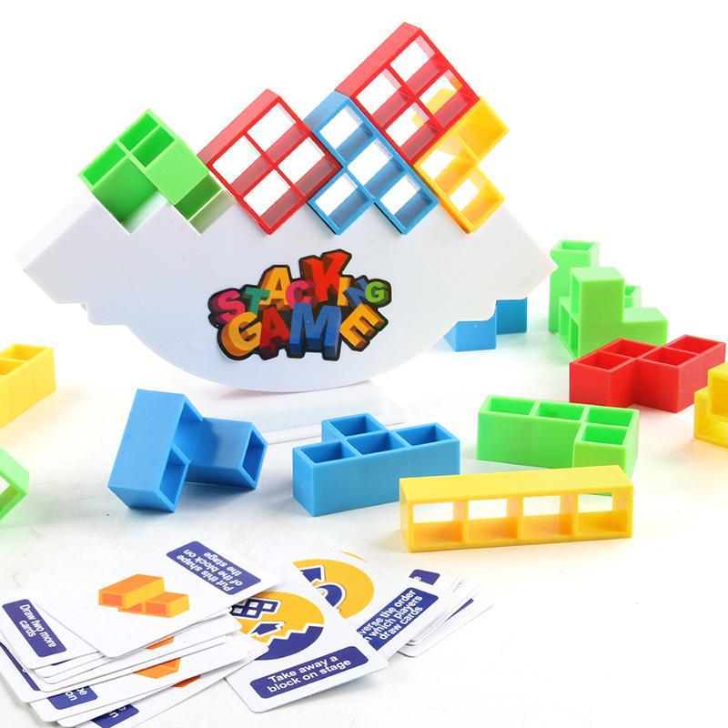 Supply Science And Education Puzzle Russian Stacking Music Balance Building Block Stacking High Rocking Music Parent-Child Interactive Board Game