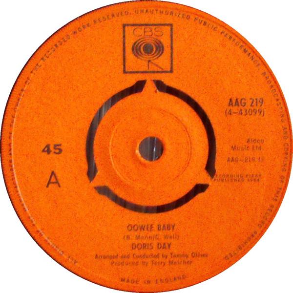 

7inch Record DORIS DAY - Oowee Baby AAG219 CBS 1964 UK Pop Used