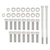 For GM LS Stainless Steel Oil Pan Bolt Kit Set, for LSX LS2 LS3 LS6 LS7 4.8 5.3 6.0 6.2L, for LM7 LR4 LQ4 LS6 L59 LQ9 LM4 L33