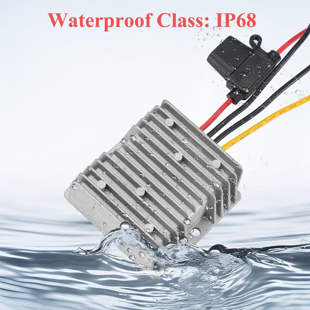 YBBOTT 15A 360W To 24V Boost Power Supply for Electric LED Truck DC/DC 10-22V Converter, DC/DC Converter, Cars, Vehicles, Lights, Beds, Tools, Etc.