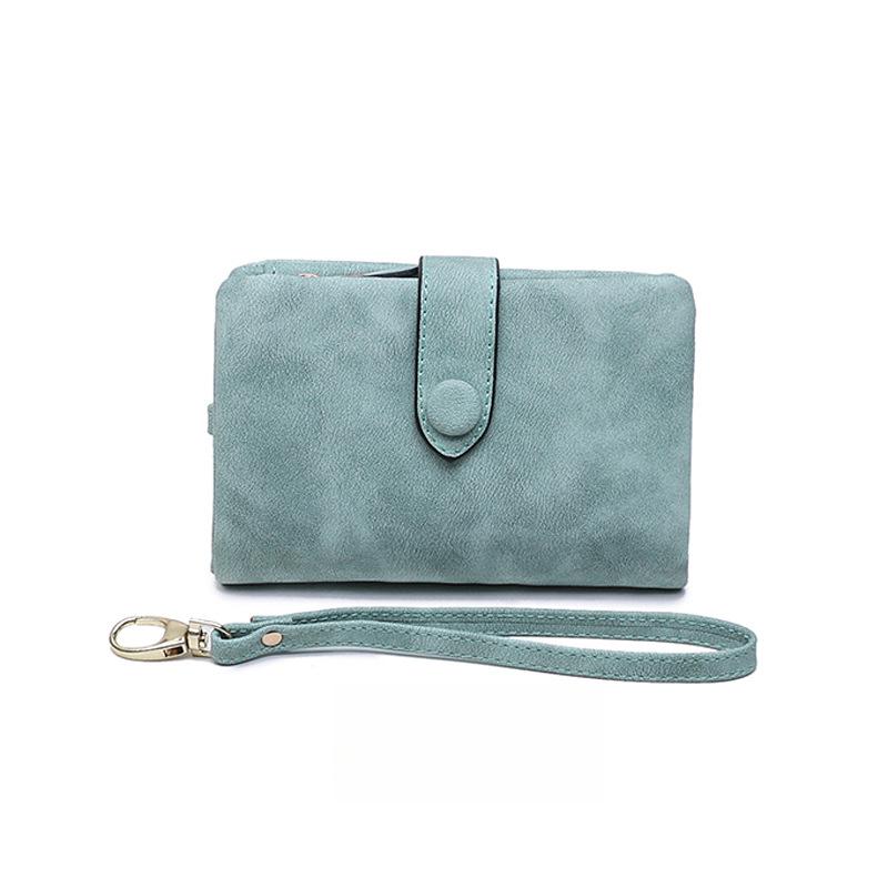 Women Wallets Matte Short Wallet, Portable Pouch, Clutch, Card Holder