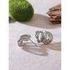 Yhpup Waterproof Stainless Steel Geometric Daily Fashion Earrings for Women Prevent Allergy 18K PVD Plated Jewelry High Quality