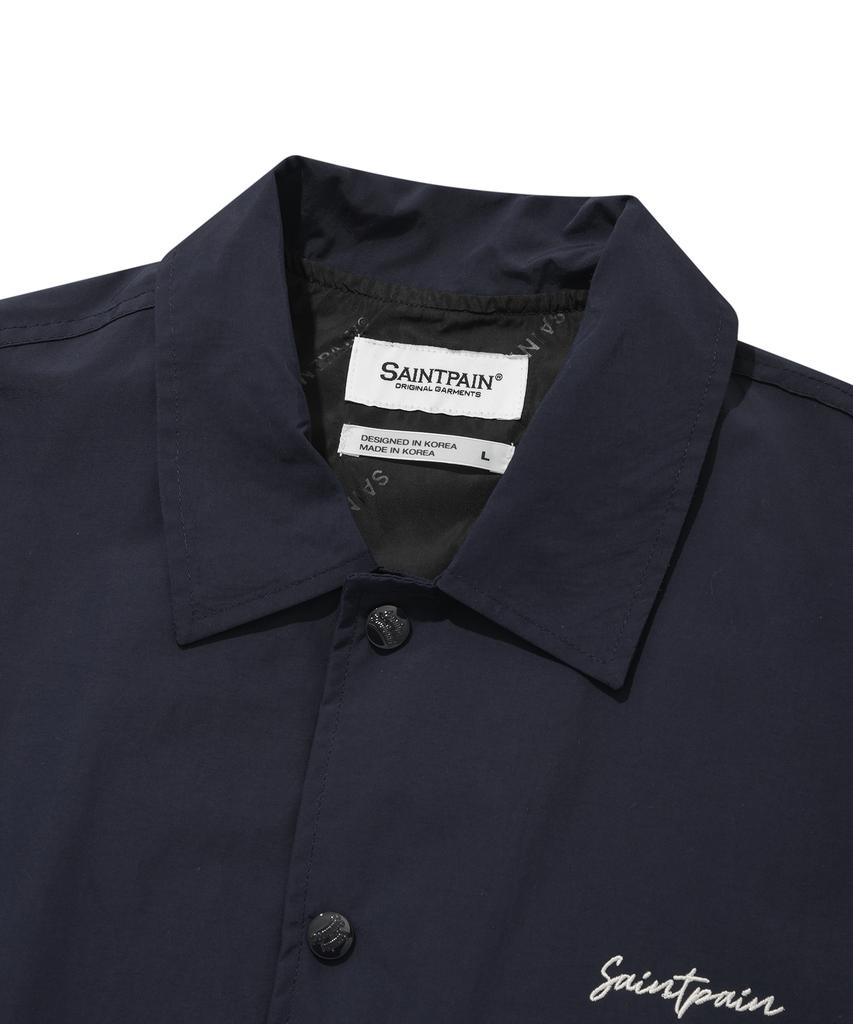 Saintpain Sp Nylon Varsity Jacket - Navy