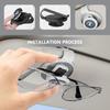 For BMW Stainless Steel Car Sunglasses Clip Sun Visor Glasses Hanger M 1 3 4 5 6 7 Series X1 X3 X4 X5 G20 G38 F48 E36 E39
