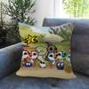 Cartoon P-P-Puffin Rock Pillow Gift Home Office Decoration Bedroom Sofa Car Cushion Cover Case 45X45
