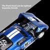 1:32 Scale Cobra GT500 Sports Car Model Toy Sound Light Pull Back Shock Absorption Vehicle Models Miniature Gifts for Kids