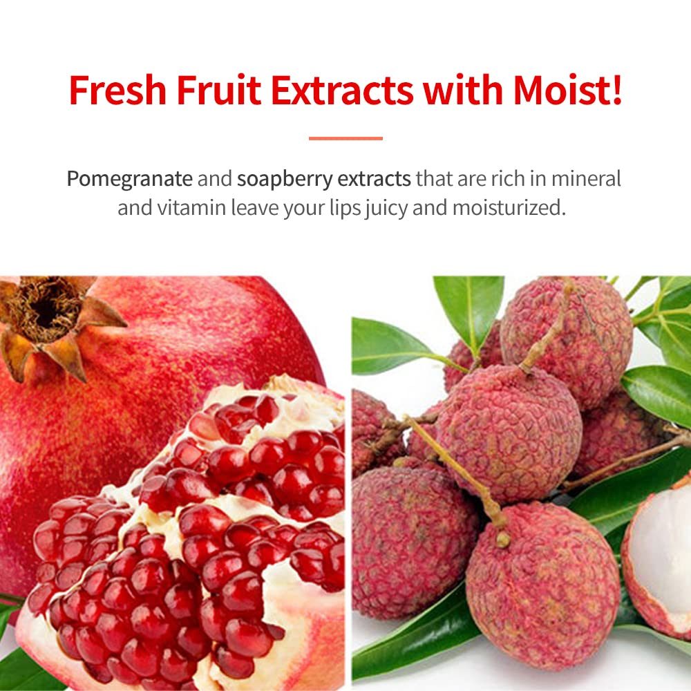 ETUDE Dear Darling Water Gel Tint, 9 opțiuni pentru efect de lungă durată, cu culori fructate, suculente, umede și intense.