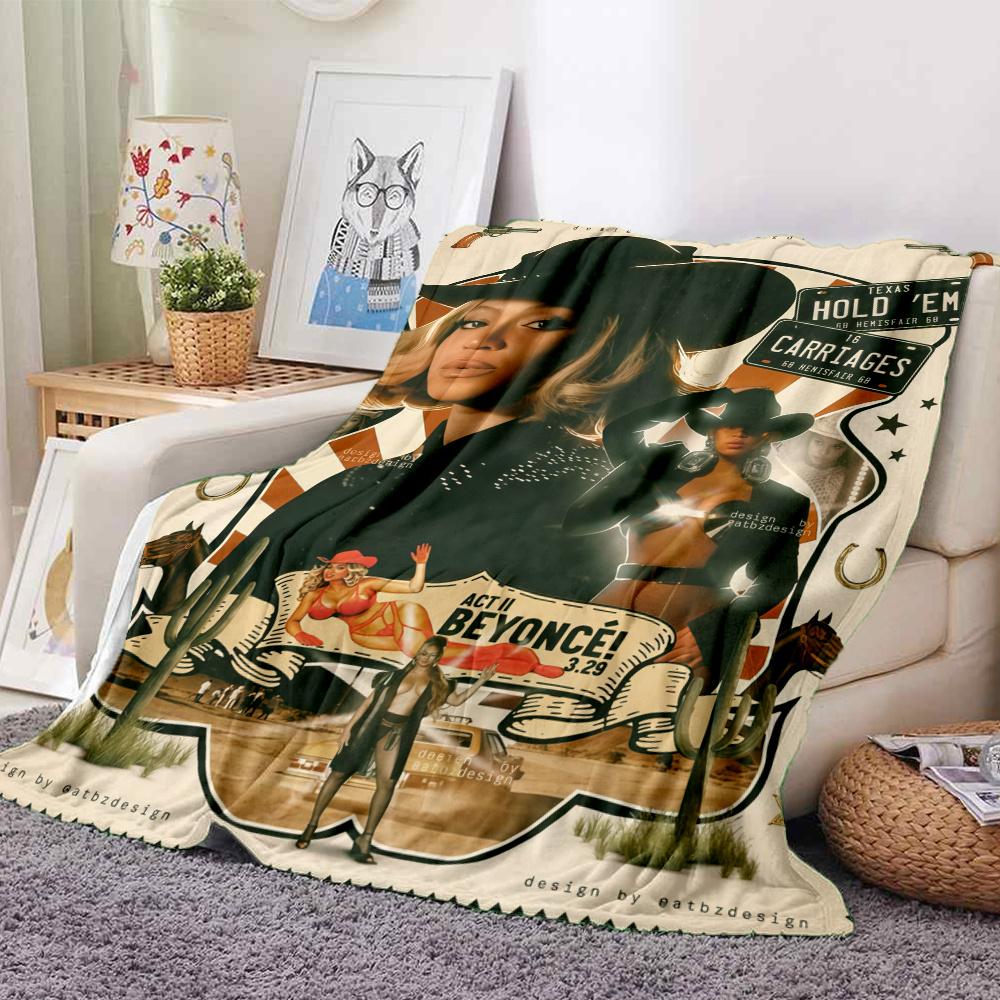 Beyonc Blanket, High quality Comfortable for All Seasons, Home Decor, Warmth and Comfort