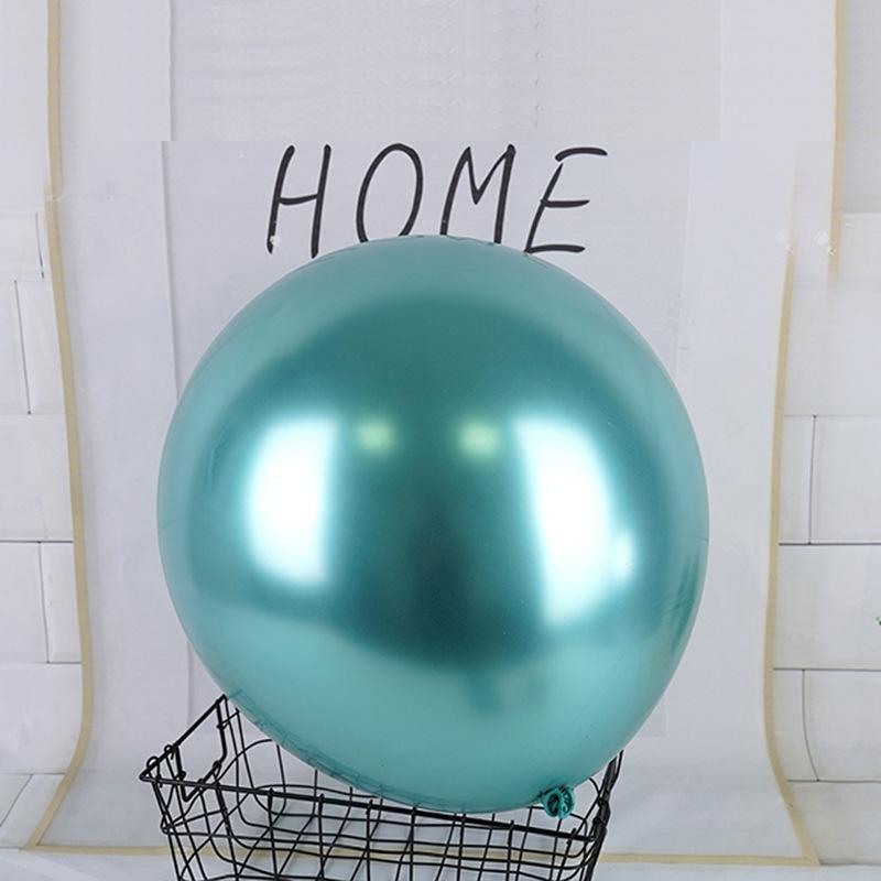 18 Inch Large Size Chrome Latex Metallic Balloons Globos for Wedding Birthday Decor