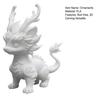 jijijing 3D Printed Qilin Statue, Traditional Chinese Mythical Beast Figurine, Auspicious Wealth And Blessings Figurine for Desk, Feng Shui Ornament