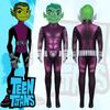 Halloween Teen Titans Anime Characters Cosplay Jumpsuit For Kids And Teens