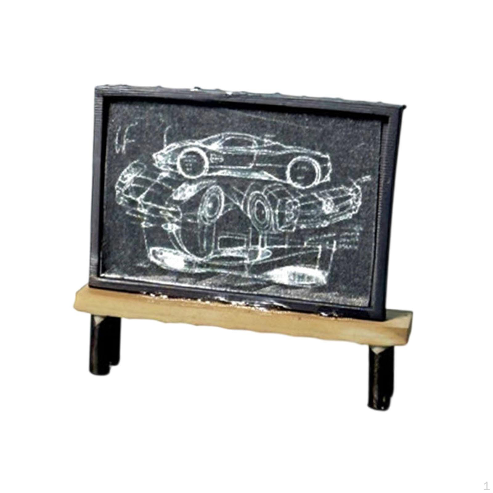 

Car Repair Shop Model Workshop Parts Accessories Miniature Tools Made of PP for Scenery Style F